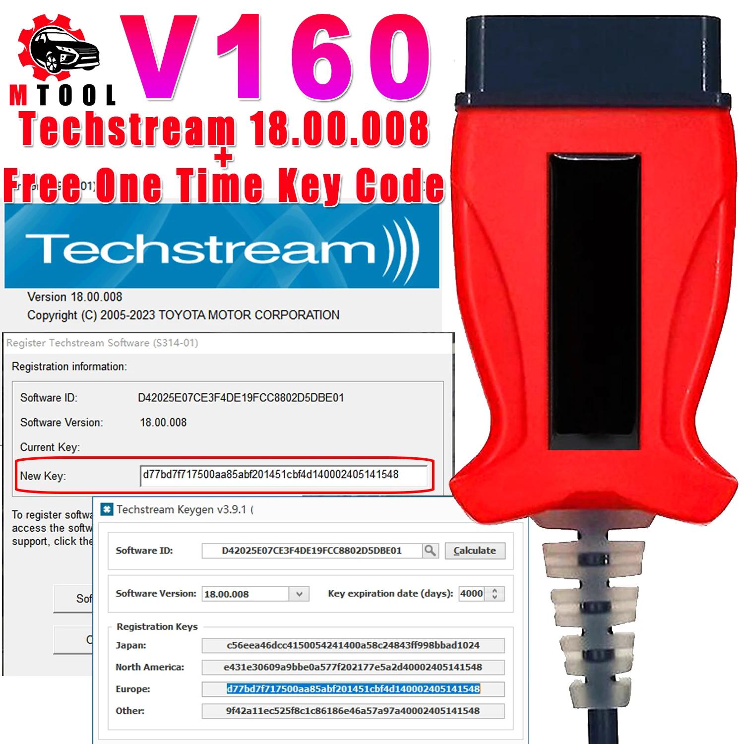 Techstream Ÿ Ű ڵ  V160, Ÿ TIS, Vida 2014D OBD ̺, SDD V164 PRO, Ÿ, , 18.00.008